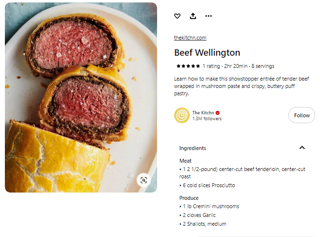 beef wellington