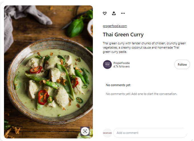 Thai Green curry