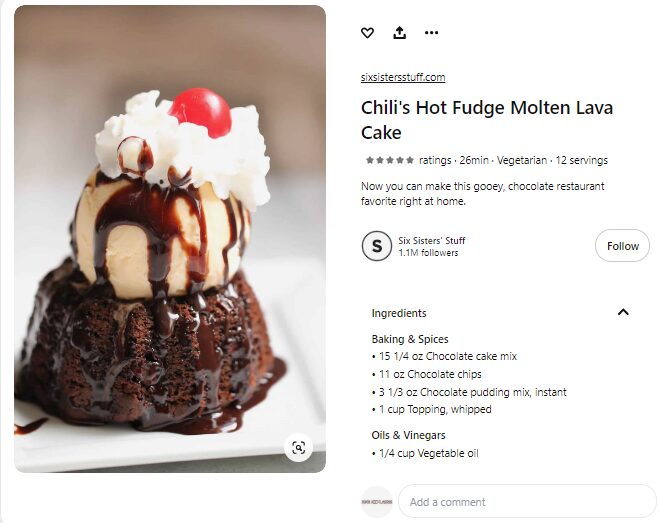 molten lava cake